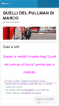 Mobile Screenshot of ilpullmandimarco.wordpress.com