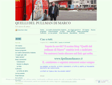 Tablet Screenshot of ilpullmandimarco.wordpress.com