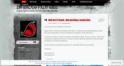 Desktop Screenshot of infamouspaintball.wordpress.com