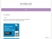 Tablet Screenshot of booklady.wordpress.com