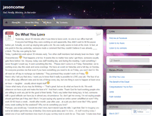 Tablet Screenshot of jasoncomer.wordpress.com