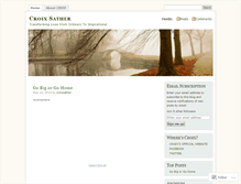 Tablet Screenshot of croixsather.wordpress.com
