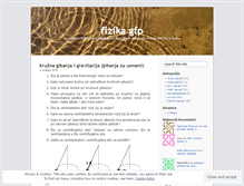 Tablet Screenshot of fizikagfp.wordpress.com