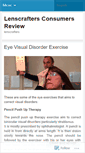 Mobile Screenshot of lenscraftersreview.wordpress.com