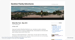Desktop Screenshot of gardinerfamilyadventures.wordpress.com