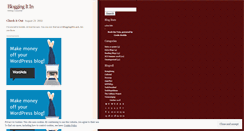 Desktop Screenshot of bloggingitin.wordpress.com