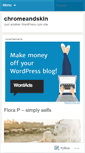 Mobile Screenshot of chromeandskin.wordpress.com