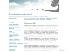 Tablet Screenshot of animacionsociocultural.wordpress.com