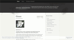 Desktop Screenshot of eireneministries.wordpress.com