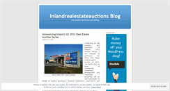 Desktop Screenshot of inlandrealestateauctions.wordpress.com