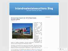 Tablet Screenshot of inlandrealestateauctions.wordpress.com