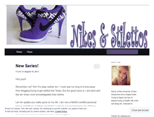 Tablet Screenshot of nikesandstilettos.wordpress.com