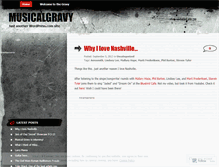 Tablet Screenshot of musicalgravy.wordpress.com
