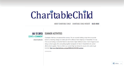 Desktop Screenshot of charitablechild.wordpress.com