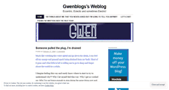 Desktop Screenshot of gwenblogs.wordpress.com