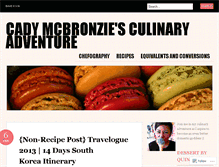 Tablet Screenshot of cadymcbronzie.wordpress.com