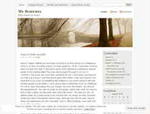 Tablet Screenshot of mybohemia.wordpress.com