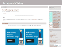 Tablet Screenshot of davidyguchi.wordpress.com