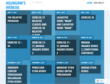 Tablet Screenshot of agungaw.wordpress.com