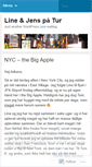 Mobile Screenshot of lineogjenspaatur.wordpress.com