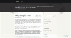 Desktop Screenshot of ihatecoworkers.wordpress.com