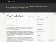 Tablet Screenshot of ihatecoworkers.wordpress.com