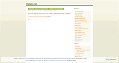 Desktop Screenshot of matakuliah.wordpress.com