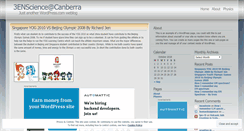 Desktop Screenshot of 3enscience.wordpress.com