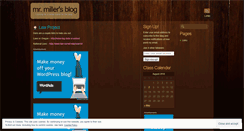Desktop Screenshot of mrmillergovernment.wordpress.com