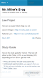 Mobile Screenshot of mrmillergovernment.wordpress.com