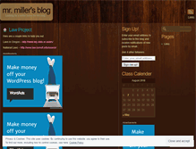 Tablet Screenshot of mrmillergovernment.wordpress.com