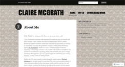 Desktop Screenshot of clairemcgrath.wordpress.com