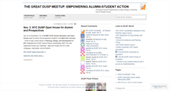 Desktop Screenshot of duspmeetup.wordpress.com
