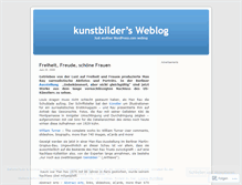 Tablet Screenshot of kunstbilder.wordpress.com