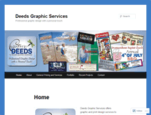 Tablet Screenshot of deedsgraphicservices.wordpress.com