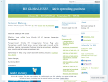 Tablet Screenshot of hrglobal.wordpress.com