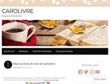Tablet Screenshot of carolivre.wordpress.com