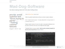 Tablet Screenshot of maddogsoftware.wordpress.com