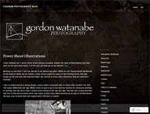 Tablet Screenshot of gordonwatanabe.wordpress.com