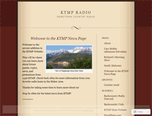 Tablet Screenshot of ktmpradio.wordpress.com
