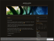 Tablet Screenshot of gladiolusperidot.wordpress.com