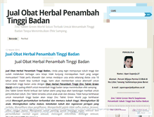 Tablet Screenshot of jualobatherbalpenambahtinggibadan22.wordpress.com
