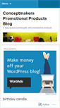 Mobile Screenshot of conceptmakers.wordpress.com