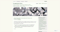 Desktop Screenshot of clarinetteinfo.wordpress.com