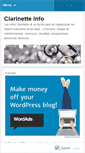Mobile Screenshot of clarinetteinfo.wordpress.com