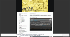 Desktop Screenshot of digifab.wordpress.com