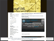 Tablet Screenshot of digifab.wordpress.com