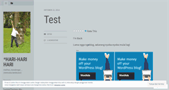 Desktop Screenshot of kabarihari.wordpress.com