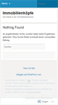 Mobile Screenshot of immobilienkoepfe.wordpress.com