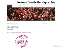 Tablet Screenshot of fortunecookieboutique.wordpress.com